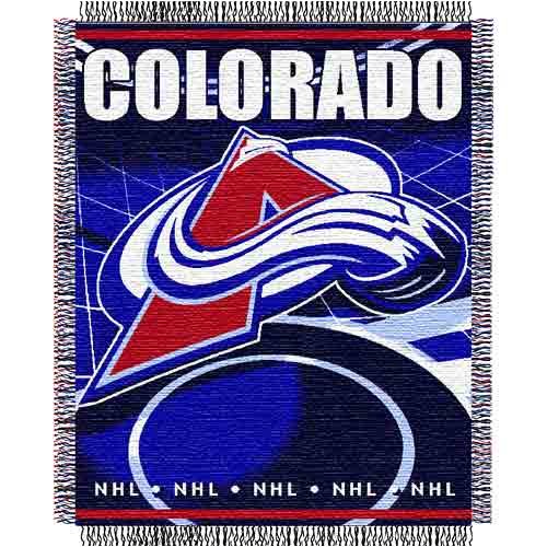Buy Northwest Colorado Avalanche Triple Woven Jacquard 48x60 Blanket by Wilmington Products