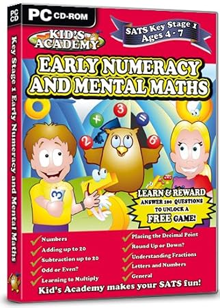 Kid's Academy - Key Stage 1 Early Numeracy and Mental Maths  - 4-7 Years (PC CD)