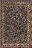 2'8 x 4'11 Central Oriental Reflections Hamadan 5666 - Navy Rectangular