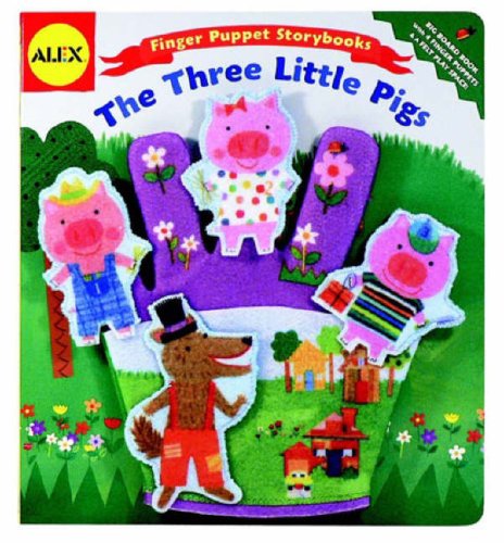 Books: Alex Toys Finger Puppet Storybooks. The Three Little Pigs  Alex Toys Finger Puppet Storybooks 