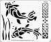 The Stencil Collection Koi Fish Embossing Brass Stencil for Scrapbooking, Card Making, and Paper Cra