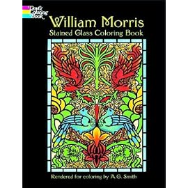William Morris Stained Glass Coloring Book (Dover Pictorial Archives)