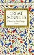 Great Sonnets (Dover Thrift Editions)