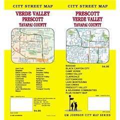 Prescott Verde Valley Yavapai County City Street Map