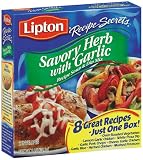 On Sale Lipton Recipe Secrets, Savory Herb with Garlic Recipe, Soup & Dip Mix, 2-Count 2.4-Ounce Boxes (Pack of 12) by Lipton