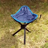 2 x Folding Fishing Camping Outdoor Hiking Stools Navy