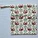 Wet Dry Bag Baby Cloth Diaper Nappy Bag Reusable with Two Zippered Pockets (Red Elephant)