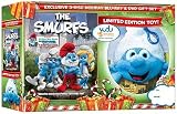 The Smurfs (Blu-ray + Standard DVD + The Smurfs: A Christmas Carol) (with Plush Toy Backpack Clip)