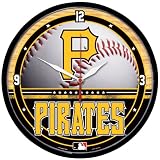 MLB Pittsburgh Pirates Round Clock