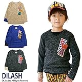 (ディラッシュ) DILASH 秋'15 ブークレーワッペン付きトレーナー 110 ブルー