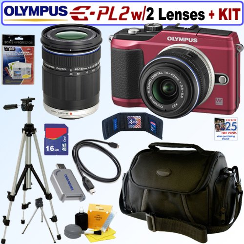 Olympus PEN E-PL2 12.3 MP CMOS Micro Four Thirds 