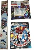 Marvel Avengers Iron Man Captain America Hulk Photo Frame Coloring Book Gift Travel Activity Set