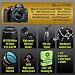 Nikon D3100 14.2MP Digital SLR Camera + 18-55mm f/3.5-5.6 AF-S DX VR Nikkor Zoom Lens + 16GB Memory + Fullsize Tripod + Filter Kit + Accessories