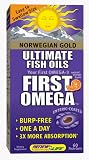 First Omega Norwegian Gold Ultimate Fish Oils By Renew Life - 60 Fish Gels