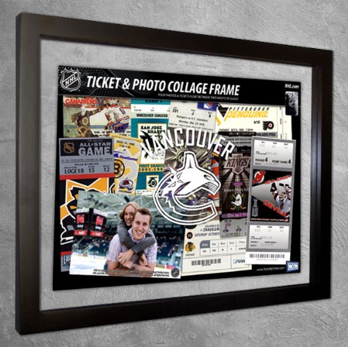 Vancouver Canucks Ticket & Photo Collage Frame (w Logo)