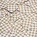Sequin Orange Silver Houndstooth Pattern Metallic Square Diamond 1.5 inches Couture Loose Paillettes