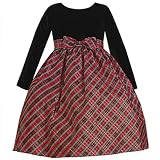Baby Little Girls Clothes Christmas RED PLAID Dress Swea Pea & Lilli Girl 12M-7