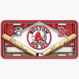 Boston Red Sox Embossed Hi Definition Metal License Plate