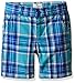 The Children's Place Big Boys' Flat Front Plaid Short