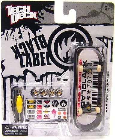Cover image : Tech Deck Single 96mm Skateboard Black Label [Barcode XLarge]
