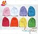 Ema Jane - 8 Pack of Super Soft 'Ema Jane' Crochet Baby Beanie Waffle Hats (Flowers Not Included)