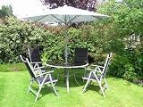 150cm Rectangle Porto Fino Table With 6 Chairs includes Free Tinted glass Lazy Susan