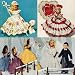 25 VINTAGE DOLLS CROCHET PATTERNS 1951 MAGAZINE REPRODUCTION Bride Groom Bridesmaid Fairy Princess L