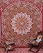Labhanshi Hallucinatory Indian Star Wall Hanging with Floral Print Bed Cover