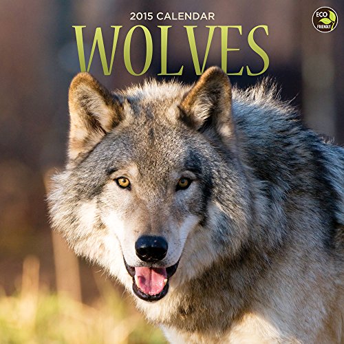 2015 wolves wall calendar