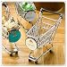 1x Personalized Mini Tiny Shopping Cart Wedding Favors and Gifts
