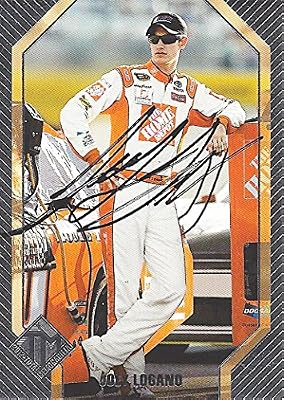 AUTOGRAPHED Joey Logano 2012 Press Pass Total Memorabilia (#20 The Home Depot Racing) Signed Collectible NASCAR Trading Card with COA