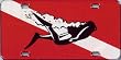 Divers Flag Metal License Plate