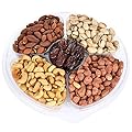 The Nutsnacker Delicious Roasted Healthy Nuts Gift Box Basket Tray (2 Lb)