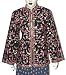 Womens Jacket Wool Fabric Hand Embroidery Evening Dress Handmade in Kashmir Size 12