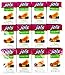 Jols Sugar Free 3 Fruits Pastilles, 0.88 oz Packets in a BlackTie Box (Pack of 12)