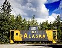 Old Alaska Railroad Caboose - Nostalgic Photographic Print by Carol M. Highsmith