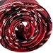 TopTie Unisex Black and Red Plaid Skinny 2