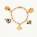 St. Louis Rams Gold Tone NFL Charm Bracelet