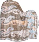 Shawls Stole Womens Wrap Dress with Antique Paisley Design (psley335)