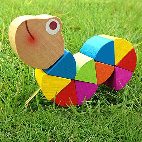 SMATTER Wooden Baby Building and Stacking Toy,colours,set of 1
