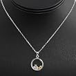 Sterling Silver Necklaces - Length: 16,18", Height: 17mm
