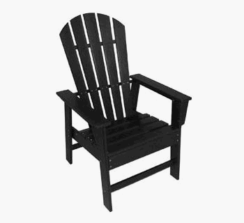 Kids' Poly-Wood South Beach Chair - Black