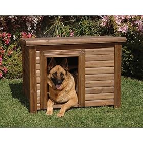 Precision Pet 2702-3LARGE Luxury Outback Log Cabin - Large 41 x 31 x 31 Inch