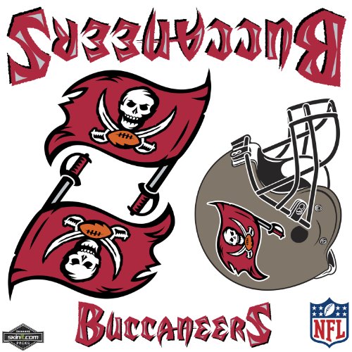 NFL Tampa Bay Buccaneers Skinit Car Decals (Small, 25- x 25-Inch)