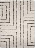 Surya Kodiak Off White Charcoal Contemporary Shag 2 x 3 Rug (KDK-1000)