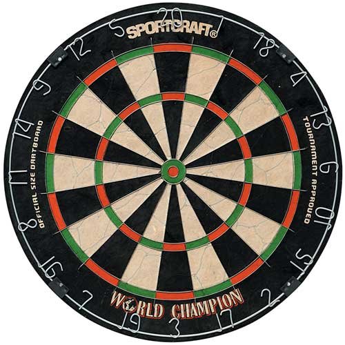 Buy Sportcraft World Champion Ultimate Bristle Dartboard by Sportcraft
