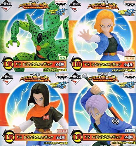 Kessen Hen I Award Special Color set of 4 of Kuji Dragon Ball Kai highest level most