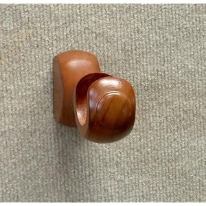 Round Support Center Bracket in a Walnut finish for a 1-3 8 dowel rod [CAPITOL CITY...