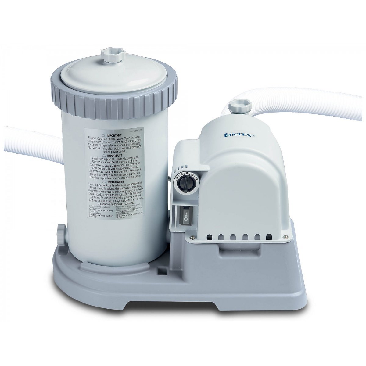 Intex Krystal Clear Cartridge Filter Pump for Above Ground Pools 2500
