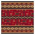 Stainmaster® Wide Ruins Southwestern Rug- Ebony(77" Square)